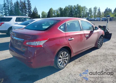 2014 Nissan Sentra S from USA, damaged, VIN 3N1AB7APXEL613811
